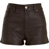 River Island Black Pu Shorts - shorts | შორტები | shortebi 