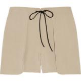 Tibi Drawstring washed-crepe shorts - shorts | შორტები | shortebi 