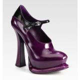 Prada Bicolor Leather  - Women's Platform Pumps | Platformebi | პლატფორმები 