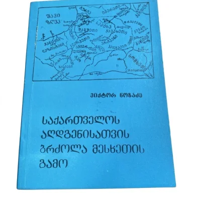 ბიძინა ნოზაძე – საქართველოს აღდგენისათვის ბრძოლა მესხეთის გამო (წიგნი I, 1989)